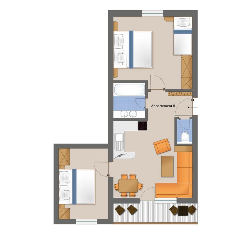 Apartamento An Der Via Claudia Augusta Fiss Exterior foto